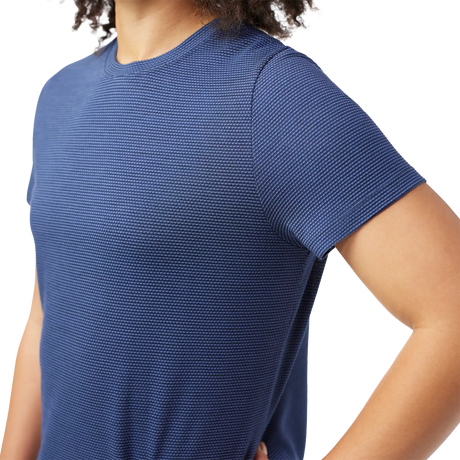 Smartwool T-shirt Active Mesh pour femme - Nuit tombante / Marine foncé