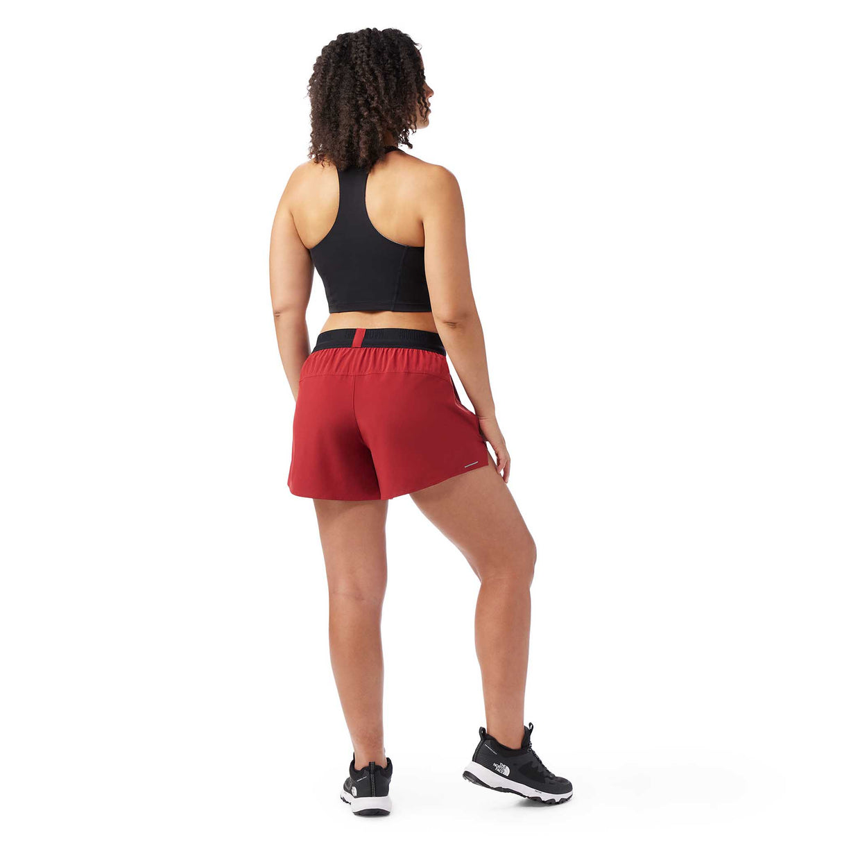 Smartwool short Active 10 cm (4 po) pour femme live dos - Cassis