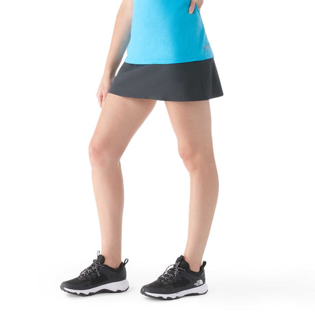 Smartwool jupe doublée sport pour femme face- noir