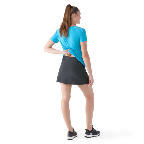 Smartwool jupe doublée sport pour femme dos- noir