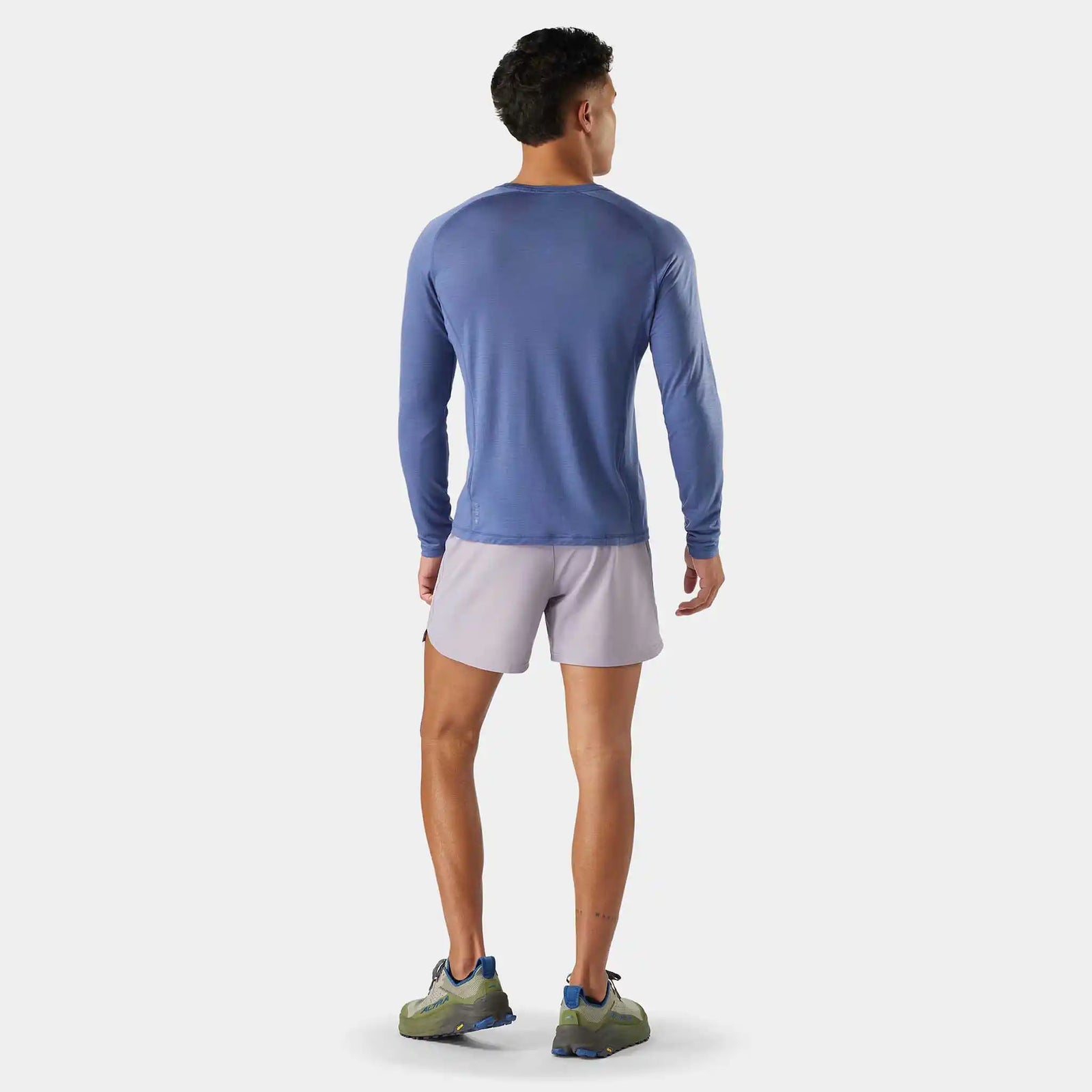 Smartwool T-shirt à manches longues Active Ultralite pour homme - Bleu nuit tombante