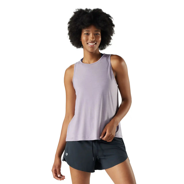 Smartwool camisole Active Ultralite femme - Violet tempête