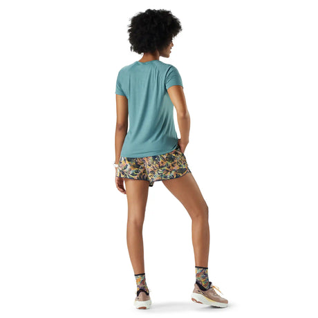 Smartwool Active Ultralite t-shirt femme - Sarcelle poussiéreux