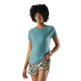 Smartwool Active Ultralite t-shirt femme - Sarcelle poussiéreux