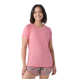 Smartwool Active Ultralite t-shirt à manches courtes femme face - rose goyave