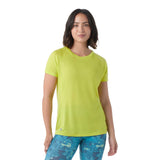 Smartwool Active Ultralite t-shirt à manches courtes femme face - citron vert