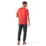 Smartwool Active Ultralite t-shirt à manches courtes homme dos- rouge écarlate