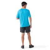 Smartwool Active Ultralite t-shirt à manches courtes homme dos- bleu crépuscule