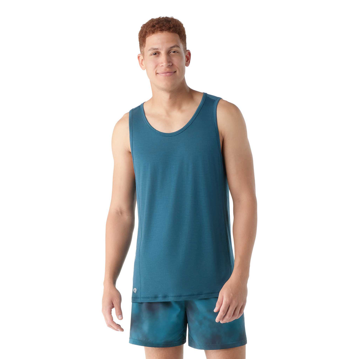 Smartwool Active Ultralite camisole sans manches homme face - bleu crépuscule