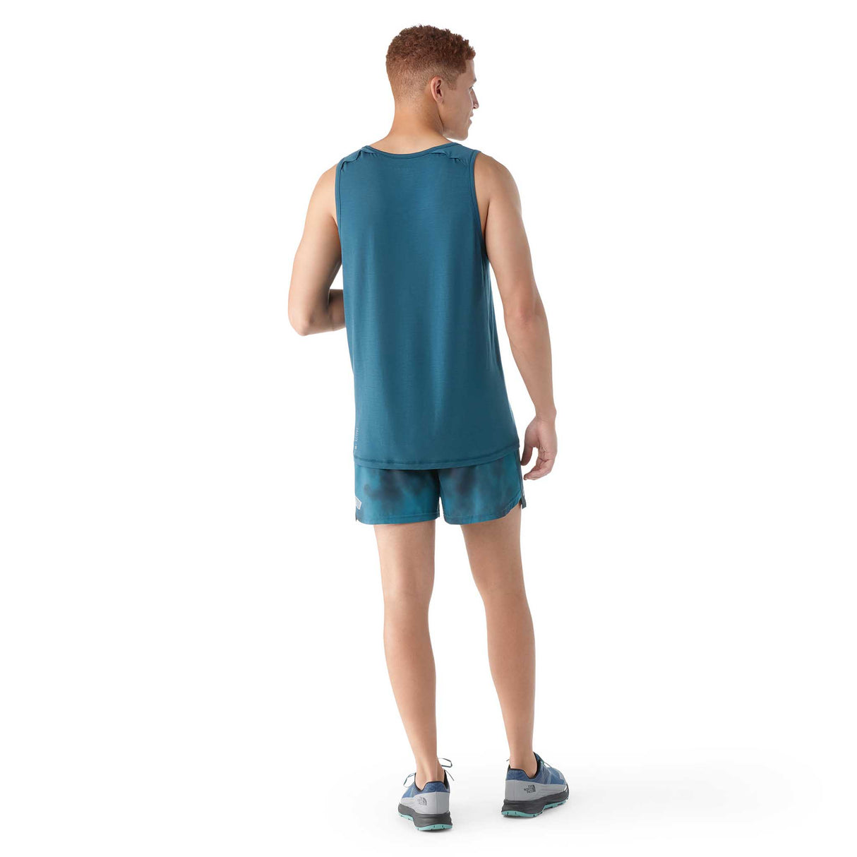 Smartwool Active Ultralite camisole sans manches homme dos - bleu crépuscule