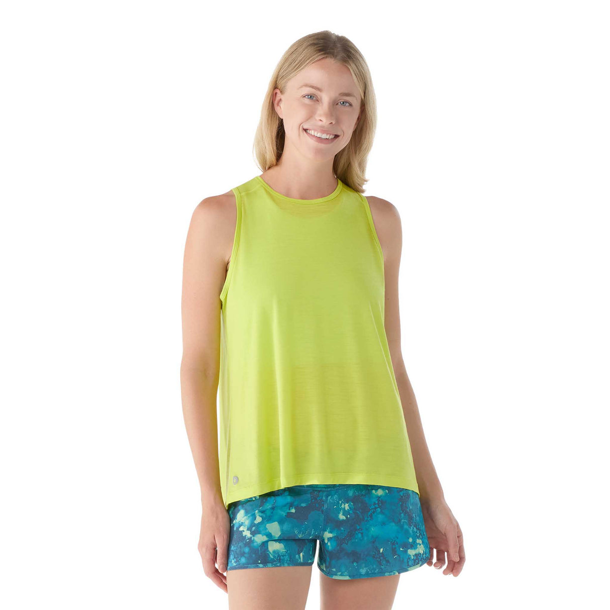 Smartwool camisole Active Ultralite femme face - jus de lime