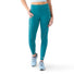 Smartwool legging de course à pied femme face - vert émeraude