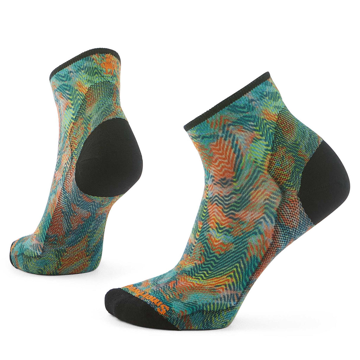 Smartwool socquette de vélo Jungle Music sans coussin pour femme - Miel doré