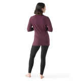 Smartwool haut de base Classic All-Season Merino pour femme dos - Aubergine