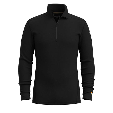 Smartwool Haut de base à demi-zip Classic Thermal Merino pour homme - Noir