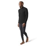 Smartwool Haut de base à demi-zip Classic Thermal Merino pour homme - Noir