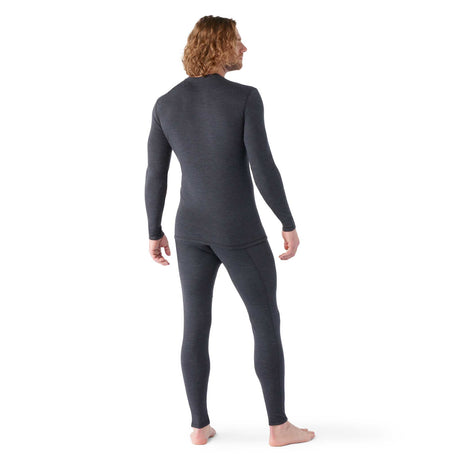 Chandail de base Smartwool Classic Thermal Merino pour homme - Chiné anthracite