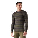 Chandail de base Smartwool Classic Thermal Merino pour homme - Mousse D'Hiver Sommet de l'Âme