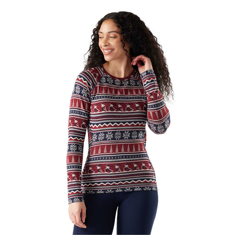 Smartwool haut de base Classic Thermal Merino femme - Après-Ski Cassis