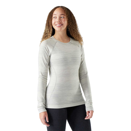 Smartwool haut de base Classic Thermal Merino femme - Dégradé Gris Pâle