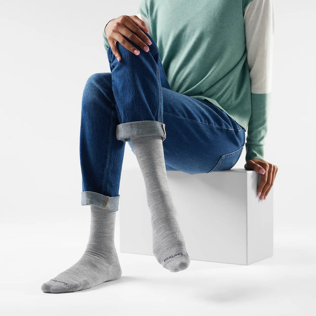 Smartwool chaussette de tous les jours Anchor Line unisexe - Gris pâle