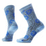 Smartwool Chaussette de tous les jours Floral pour femme - Bleu Serein