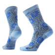 Smartwool Chaussette de tous les jours Floral pour femme - Bleu Serein