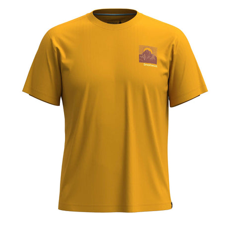 T-shirt imprimé Forest Finds Smartwool homme -miel doré