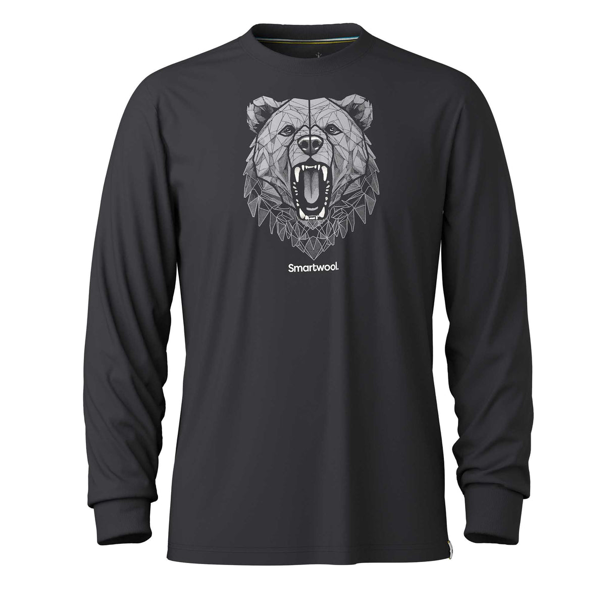 Smartwool haut à manches longues Geometric Bear pour homme - Noir