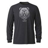 Smartwool haut à manches longues Geometric Bear pour homme - Noir