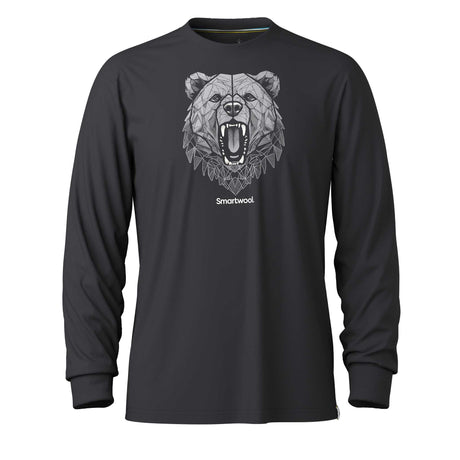 Smartwool haut à manches longues Geometric Bear pour homme - Noir