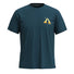 T-shirt Smartwool à imprimé Go Far, Feel Good homme - bleu crépuscule