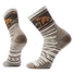 Smartwool mi-chaussette de randonnée rayée Bear pour homme - Gris cendré