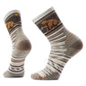 Smartwool mi-chaussette de randonnée rayée Bear pour homme - Gris cendré