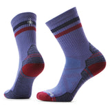 Smartwool chaussettes tube Hike Light Cushion à rayures femme - Bleu nuit tombante