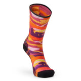 Smartwool Hike Light Cushion chaussettes imprimées femme- rouille orange