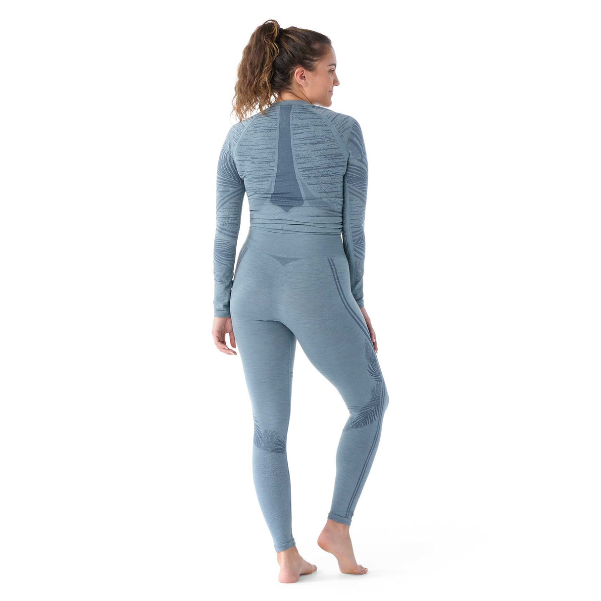 Smartwool Intraknit Active caleçon long pour femme - plomb - dos