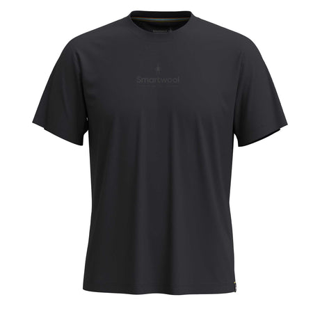 T-shirt à manches courtes à logo imprimé Smartwool homme - noir
