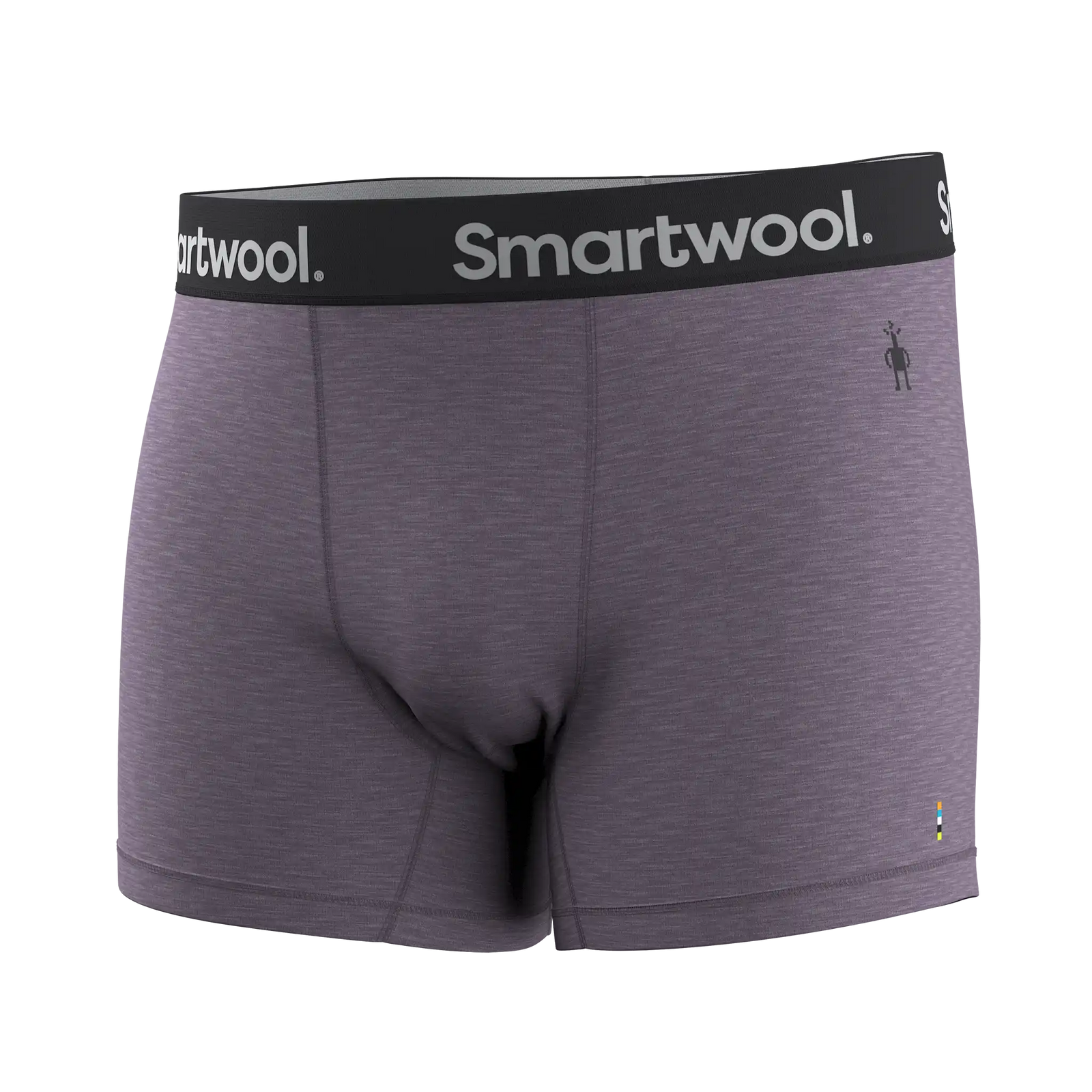Smartwool caleçon boxeur en laine mérinos pour hommes - Chiné violet tempête