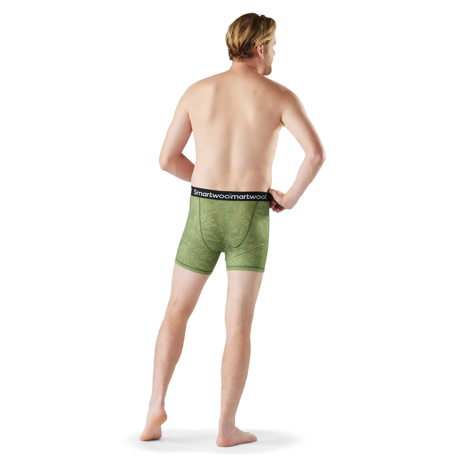 Smartwool Smartwool caleçon boxeur imprimé Merino pour hommes - Floral fougère festive