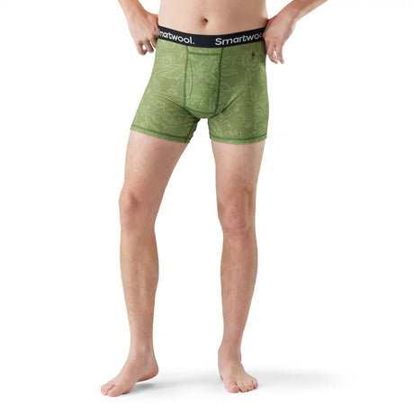 Smartwool Smartwool caleçon boxeur imprimé Merino pour hommes - Floral fougère festive