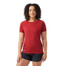 Smartwool Merino Active Ultralite T-shirt à manches courtes femme face -Cassis