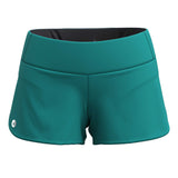 Smartwool Merino Sport Lined short doublé de course femme - vert émeraude