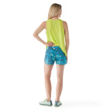 Smartwool Merino Sport Lined short doublé de course femme dos - aquarelle bleu crépuscule