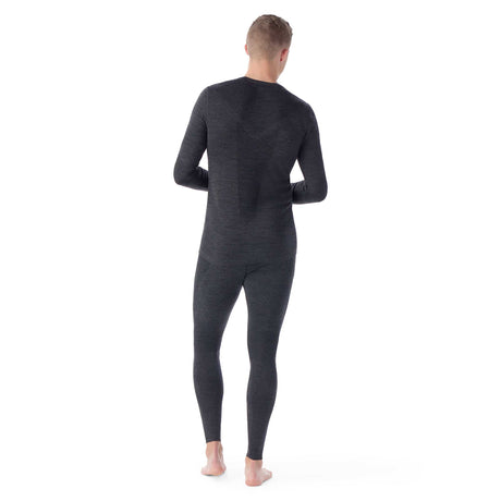 Smartwool Haut de base thermal Intraknit Merino homme - Anthracite noir