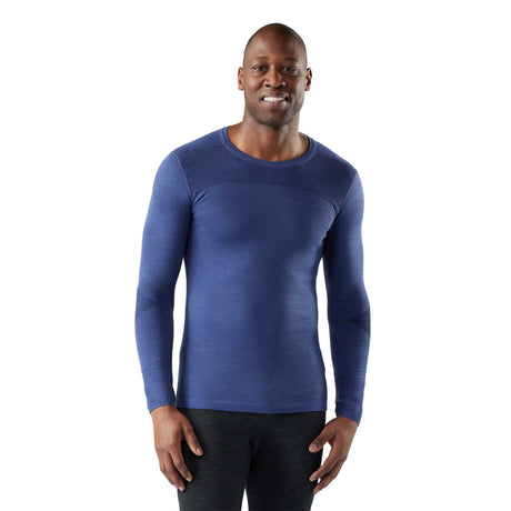 Smartwool Haut de base thermal Intraknit Merino homme - Bleu / Nuit tombante