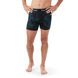 Smartwool caleçon boxeur imprimé Merino pour hommes face - Montagne leu crépuscule