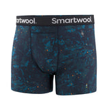 Smartwool caleçon boxeur imprimé Merino pour hommes - Trek de nuit marine foncé
