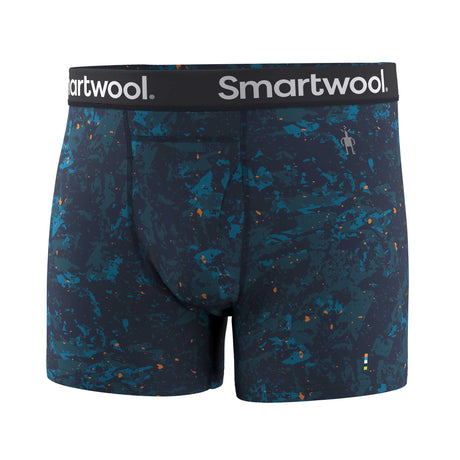 Smartwool caleçon boxeur imprimé Merino pour hommes - Trek de nuit marine foncé