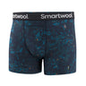Smartwool caleçon boxeur imprimé Merino pour hommes - Trek de nuit marine foncé